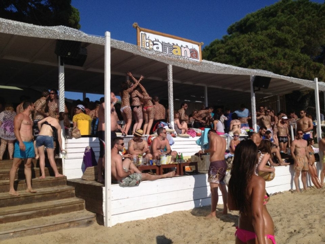 Banana Beach Bar, Skiathos, Grecia